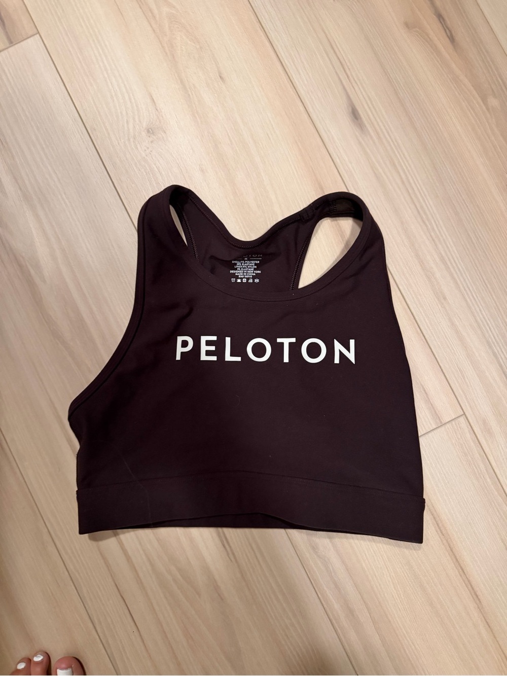 Peloton long line brown Sports Bra -